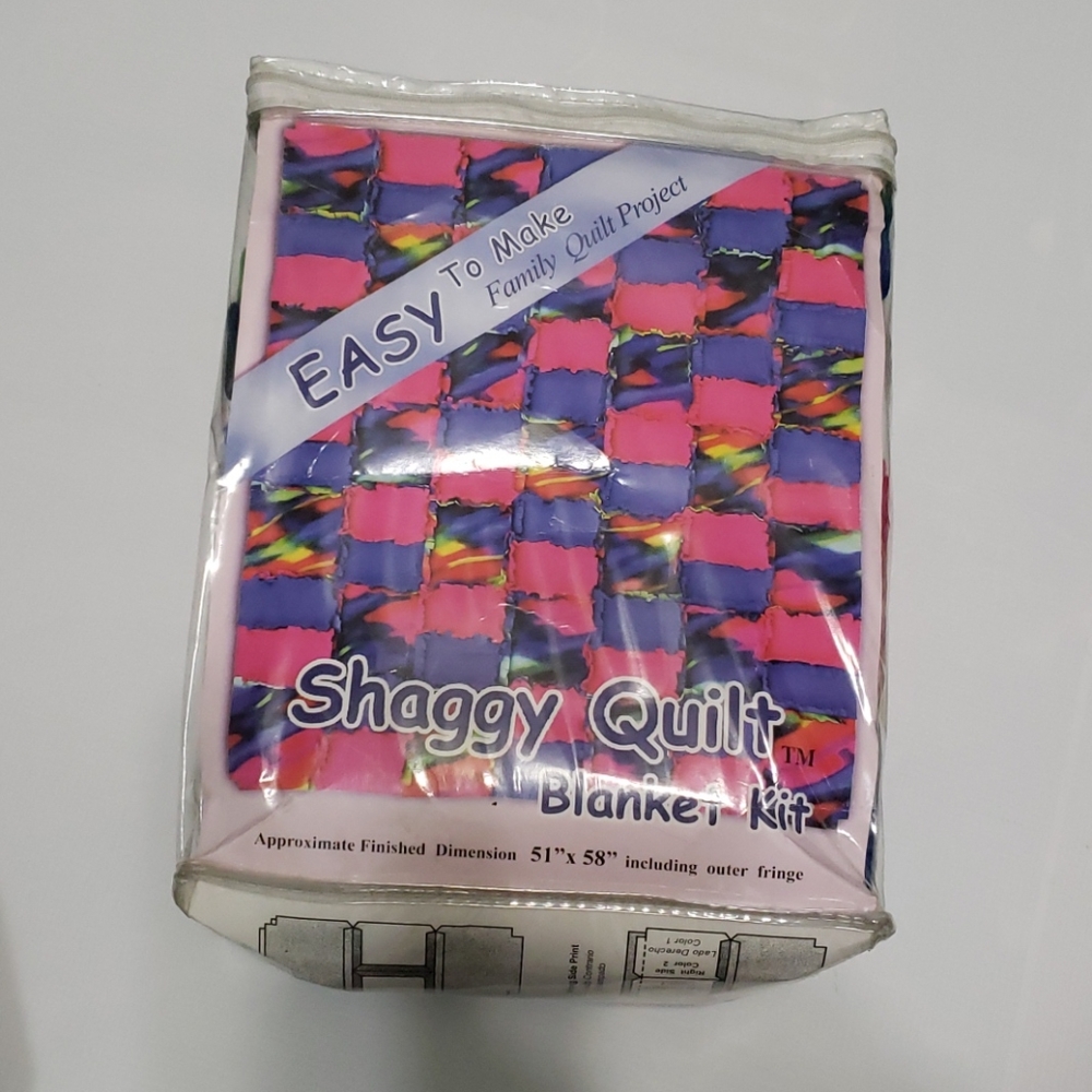 SHAGGY QUILT BLANKET KIT